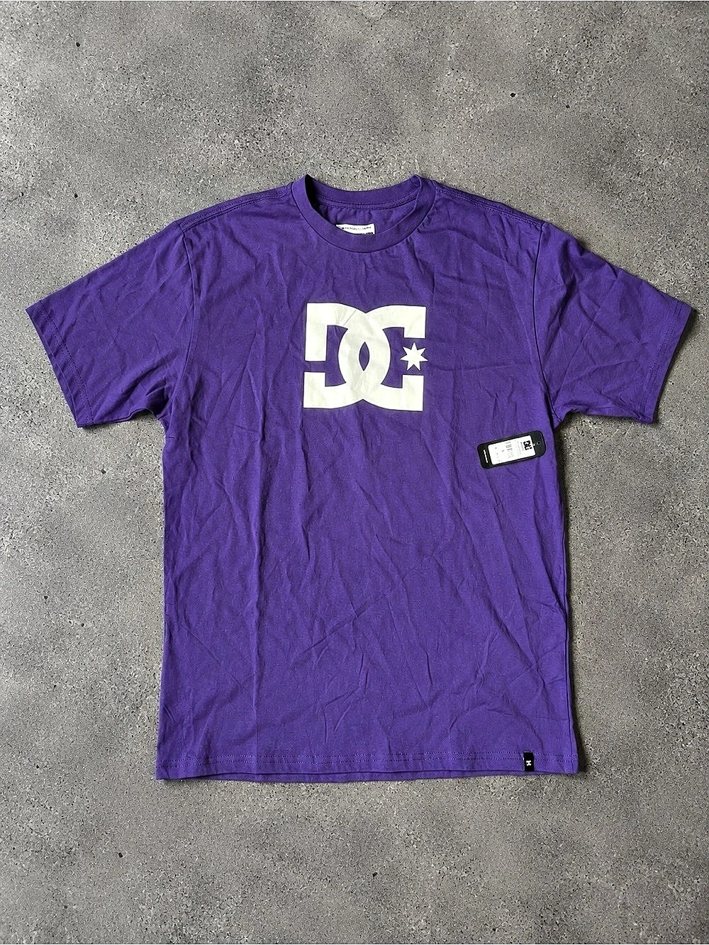 DC Shoes TSMKBZCLA Graphic Tee in Purple Size Medium NWT